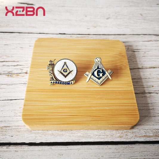 Masonic Lapel Pins Badge Mason Freemason  Member Badge Retro Brooch Eye of Horus Eye of God