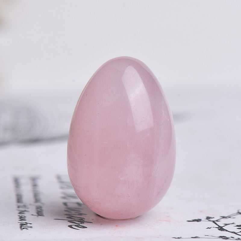 Yoni Egg Natural Stone Healing Jade Crystal Egg Mineral Ball. Women's Kegel Exercise Pelvic Floor Muscle, Vaginal Health Care Massage