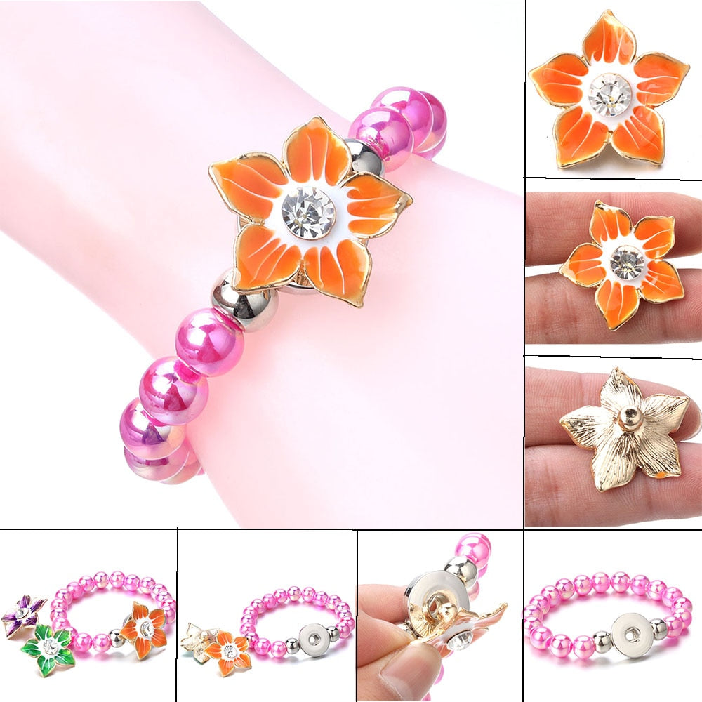 5pcs/lot New Snaps, fit all 18mm Snap Jewelry, Vintage Look Metal, Love, Cat, Butterfly ,Dolphin, Bear, Flower Charms