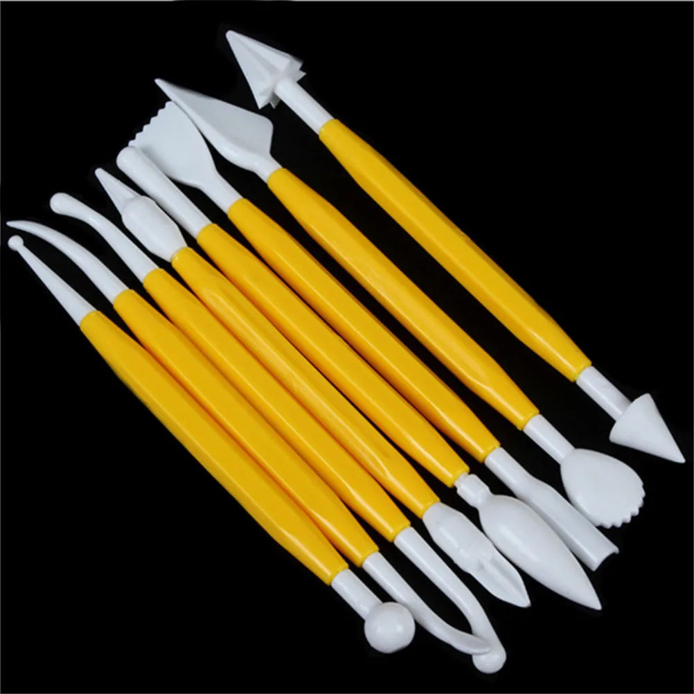 8-piece Plastic Clay Sculpting Set, Polyform Tool Set for Shaping Clay