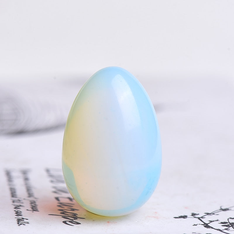 Yoni Egg Natural Stone Healing Jade Crystal Egg Mineral Ball. Women's Kegel Exercise Pelvic Floor Muscle, Vaginal Health Care Massage