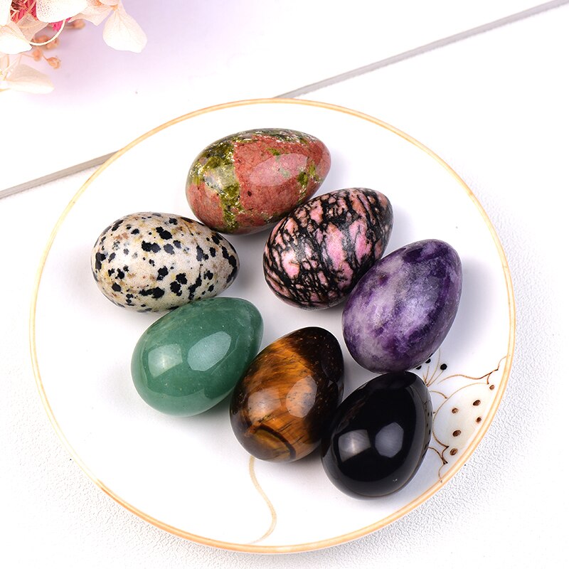 Yoni Egg Natural Stone Healing Jade Crystal Egg Mineral Ball. Women's Kegel Exercise Pelvic Floor Muscle, Vaginal Health Care Massage