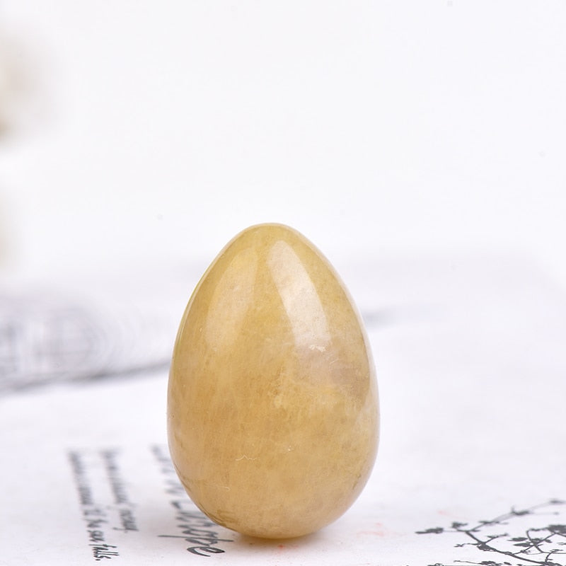 Yoni Egg Natural Stone Healing Jade Crystal Egg Mineral Ball. Women's Kegel Exercise Pelvic Floor Muscle, Vaginal Health Care Massage