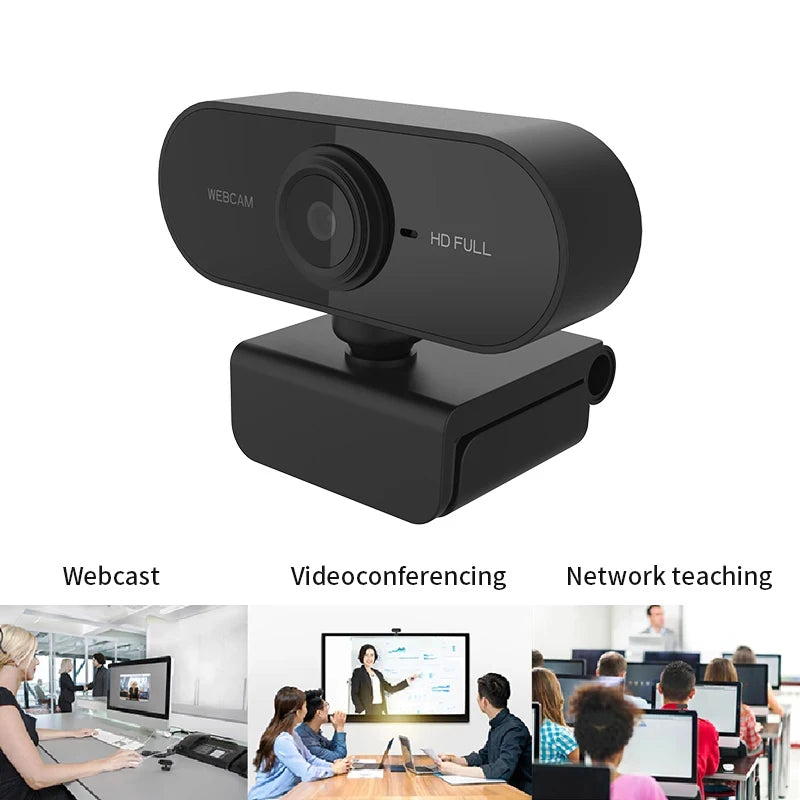 Xiaomi 1080P HD Web Camera Computer HD USB Camera With Microphone Tripod Built In Microphone USB Network Camera For Home Work