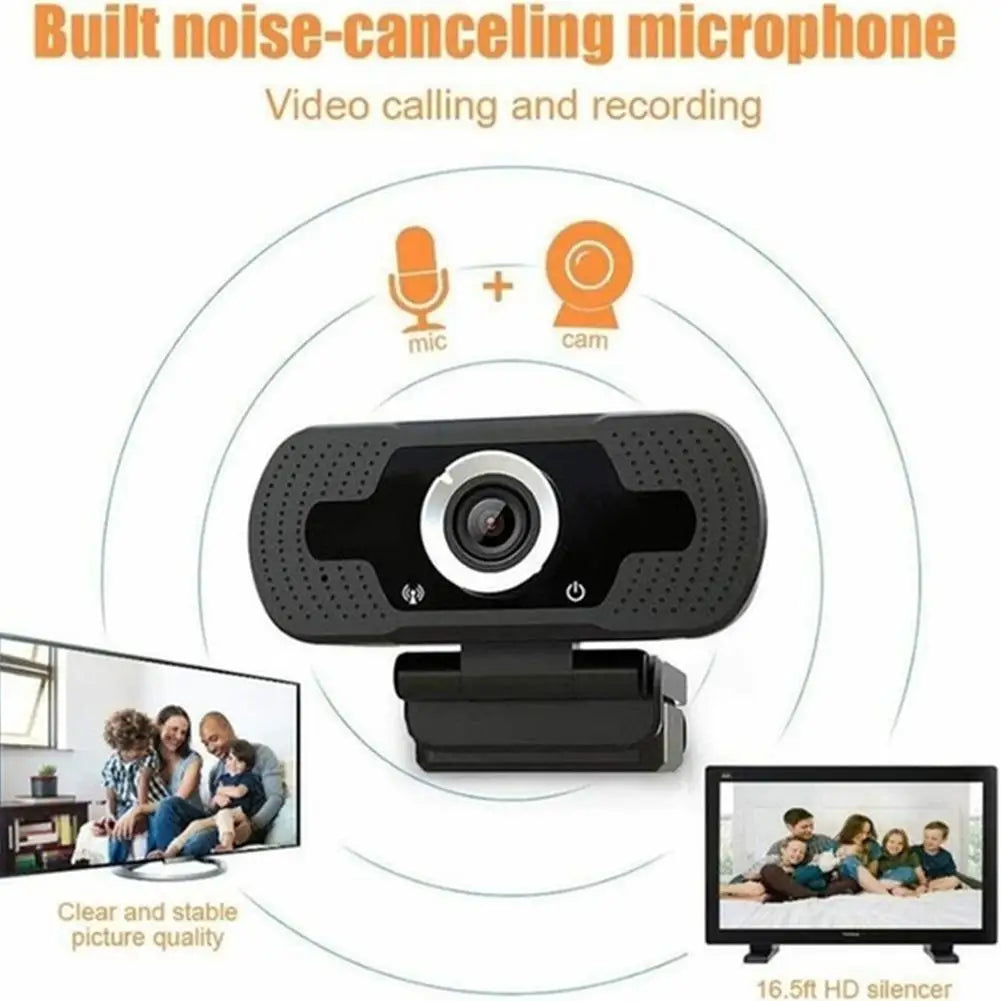 New 1080p USB Webcam 4K Webcam With Microphone PC Camera 60fps HD Full Camera Webcam for Computer PC Real-time Video Conference