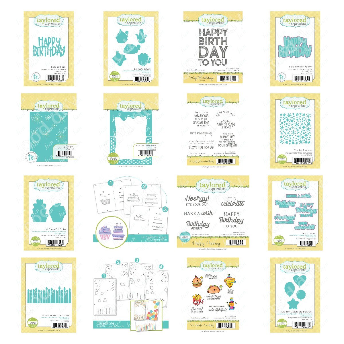 Happy Birthday Sentiment Stamps, Stencils and Dies, Celebrate Candles Die Cuts for Diy Scrapbooking Paper Crafts Template