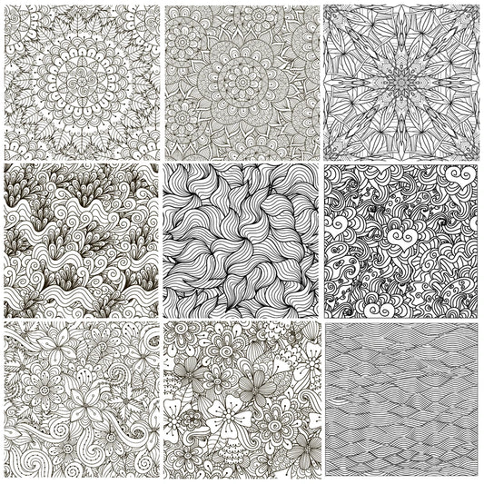 9cm Polymer Clay Texture Mat DIY Pottery Clay Jewelry Impression Emboss Stamp Polymer Clay Tools Mandala Flower Texture Stamp