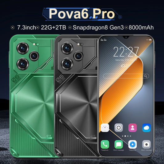 Pova 6 Pro unlocks high-definition screen with a 7.3-inch 22GB+2TB 5G dual analog CellularAndroid 14 8000mAh