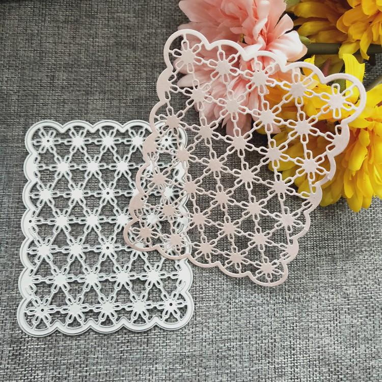 Background Frame Decorative Metal Cutting Die for Scrapbooking and Card Making