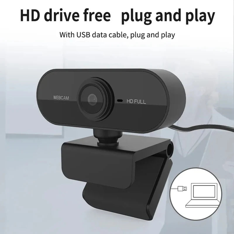 Xiaomi 1080P HD Web Camera Computer HD USB Camera With Microphone Tripod Built In Microphone USB Network Camera For Home Work