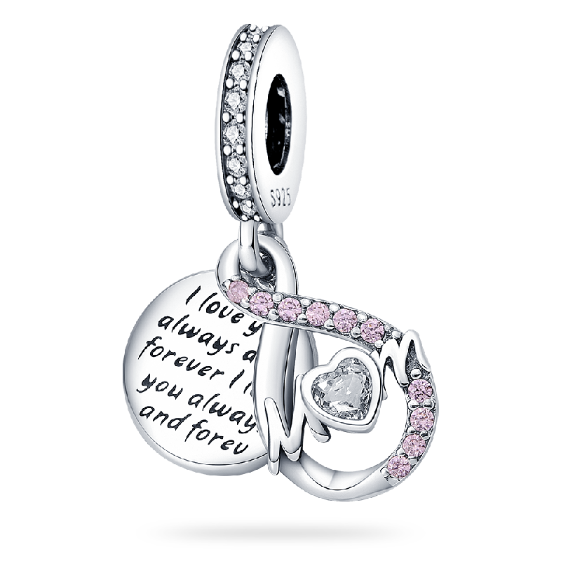 Plata de Ley 925 silver charms, Fit original snake chain bracelets