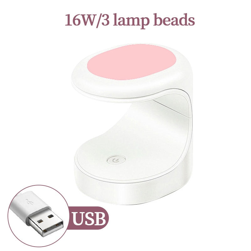 4W 18 LED Drying Lamp Manicure, UV Resin Dryer Curing, for Gel Nail Polish  and UV Resin ,With USB Smart Timer
