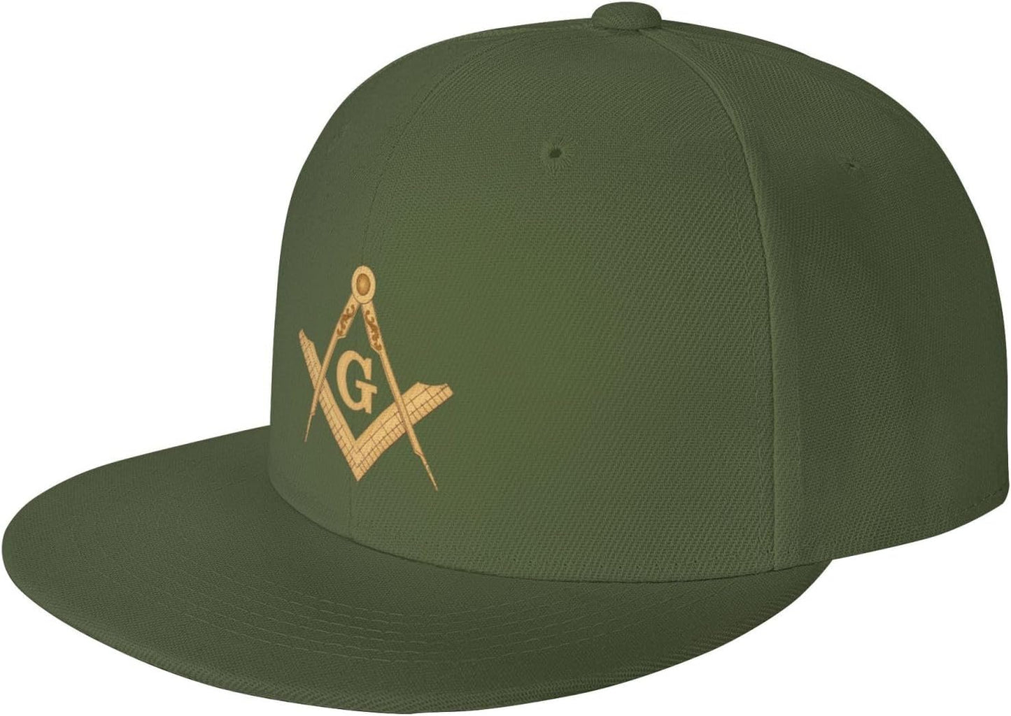 Faith Hope Charity Masonic Freemason Hat Adult Adjustable Baseball Cap Trucker Hats Moss Green