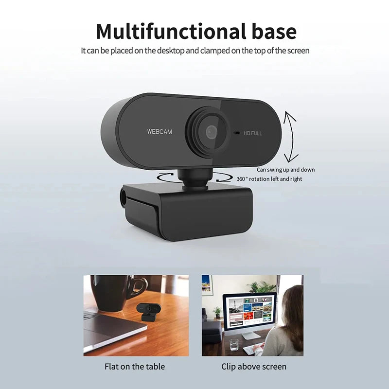 Xiaomi 1080P HD Web Camera Computer HD USB Camera With Microphone Tripod Built In Microphone USB Network Camera For Home Work