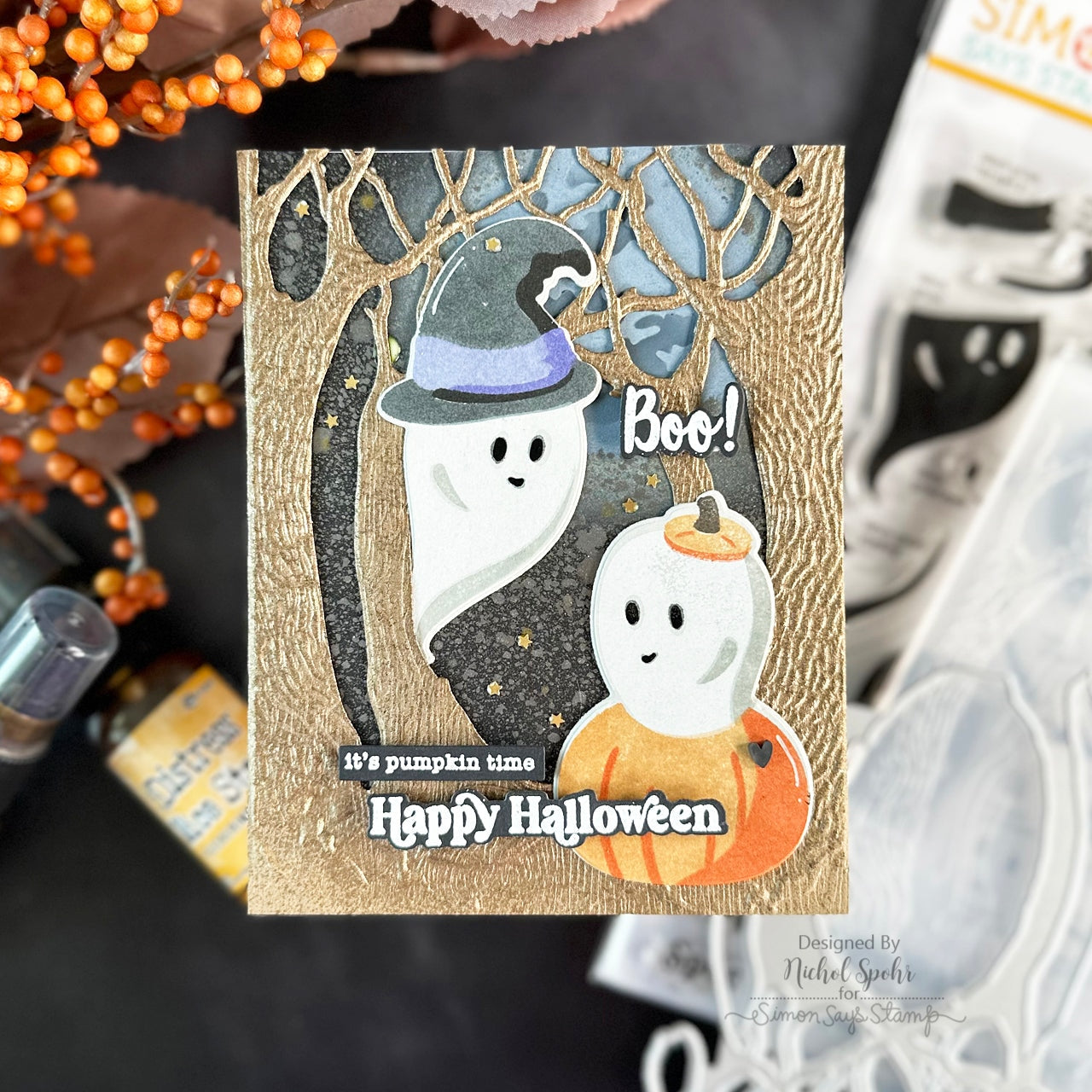 Christmas Halloween Collection Clear Stamp Metal Cutting Dies Stencil Hot Foil for Scrapbooking, Card Making,  Diary Decoration