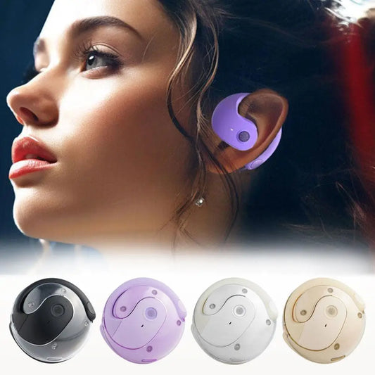 Awaze Labs X15 Pro Earbuds Ball Shape Earhook Wireless Bluetooth Earphones with Charging Case Gaming Sports Ear buds 2024