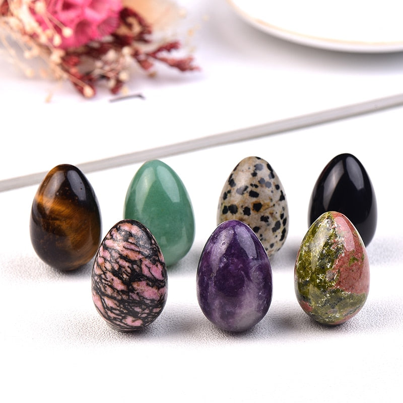 Yoni Egg Natural Stone Healing Jade Crystal Egg Mineral Ball. Women's Kegel Exercise Pelvic Floor Muscle, Vaginal Health Care Massage